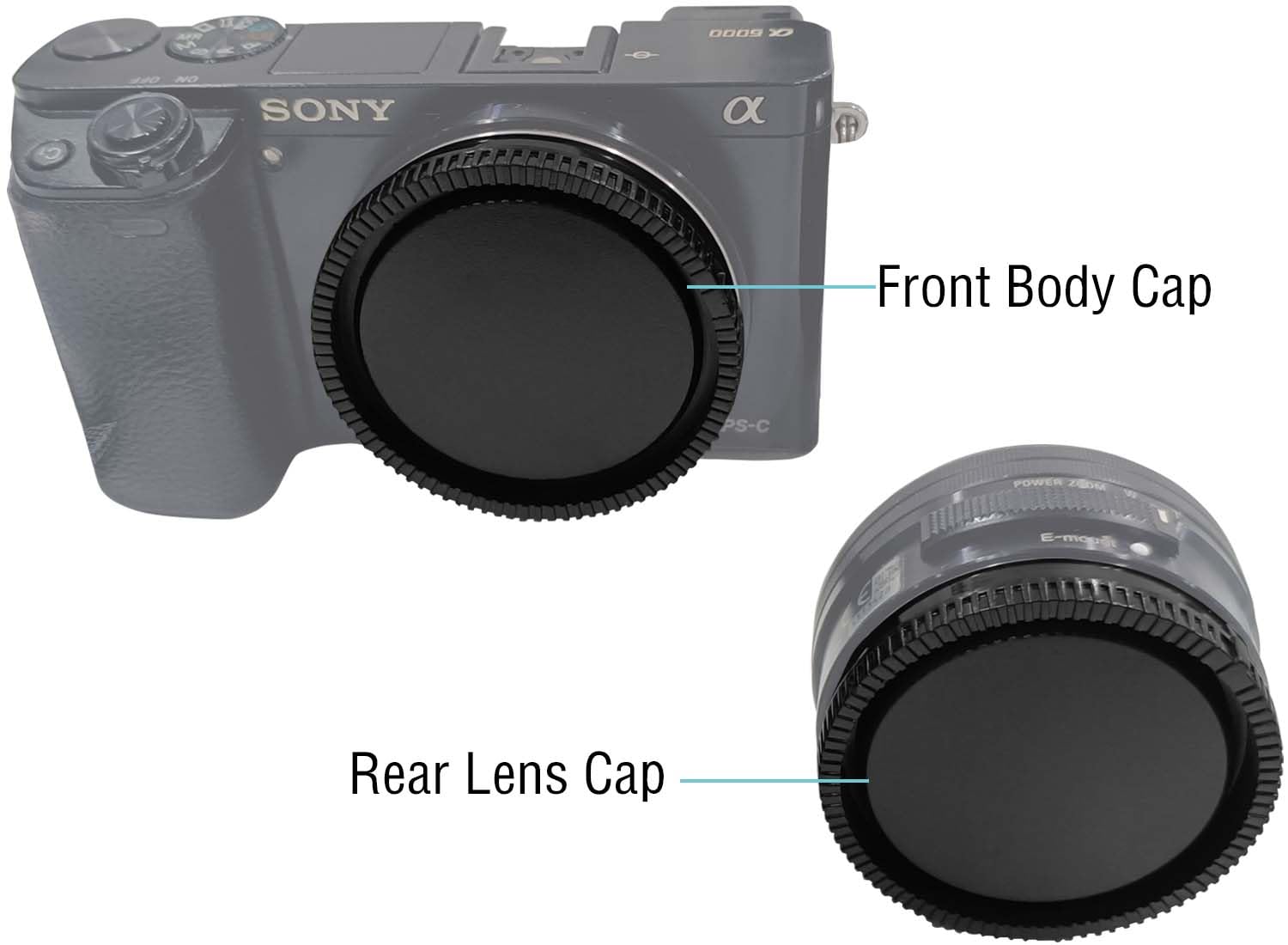 sony a7iii copee！ Amazon.com : E-Mount Body Cap + Rear Lens Cap Cover Kit for Sony